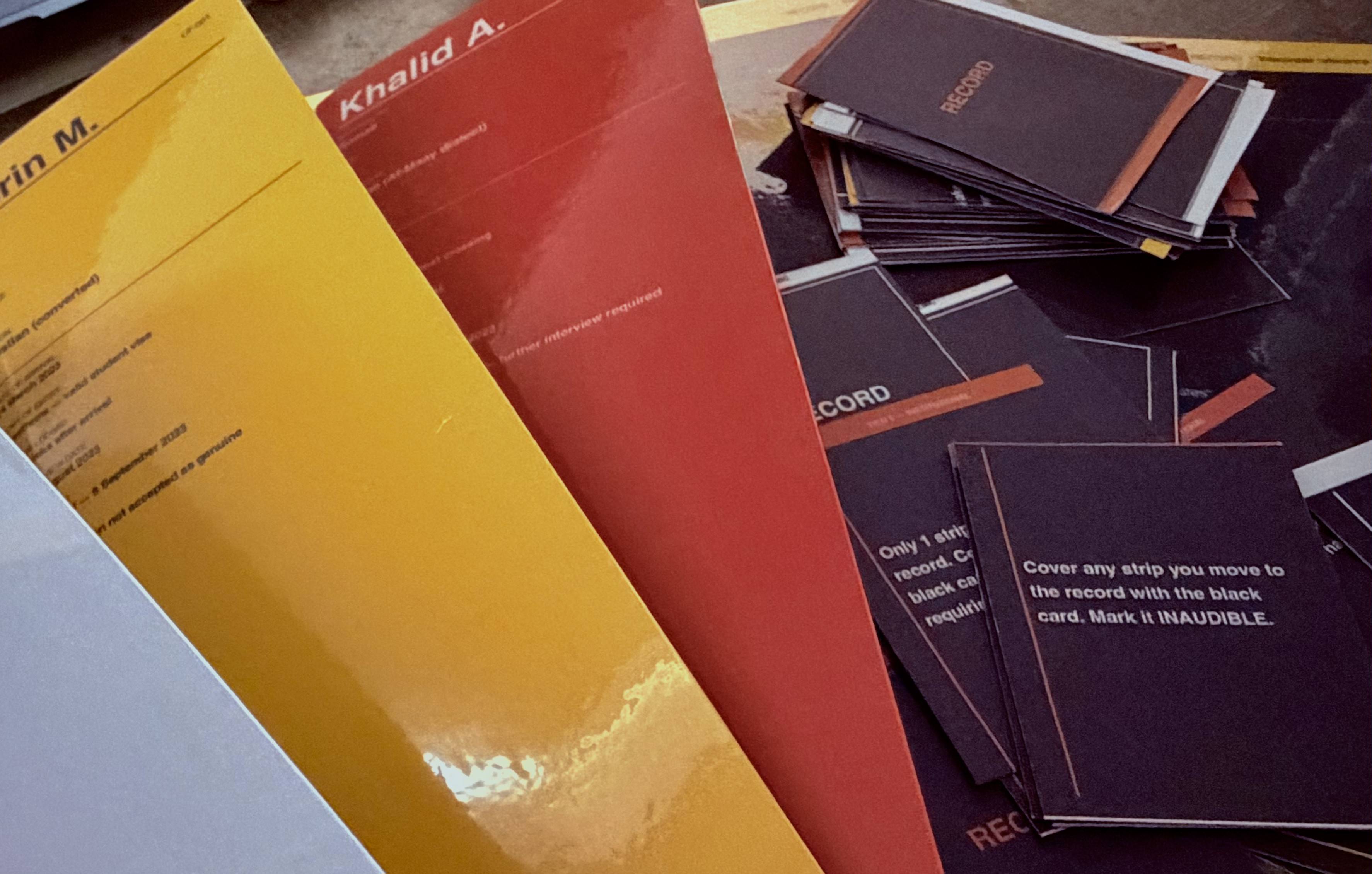 RECORD prototype cards and materials
